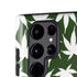 Marijuana Leaf White Pattern Galaxy S25 Ultra Impact Case